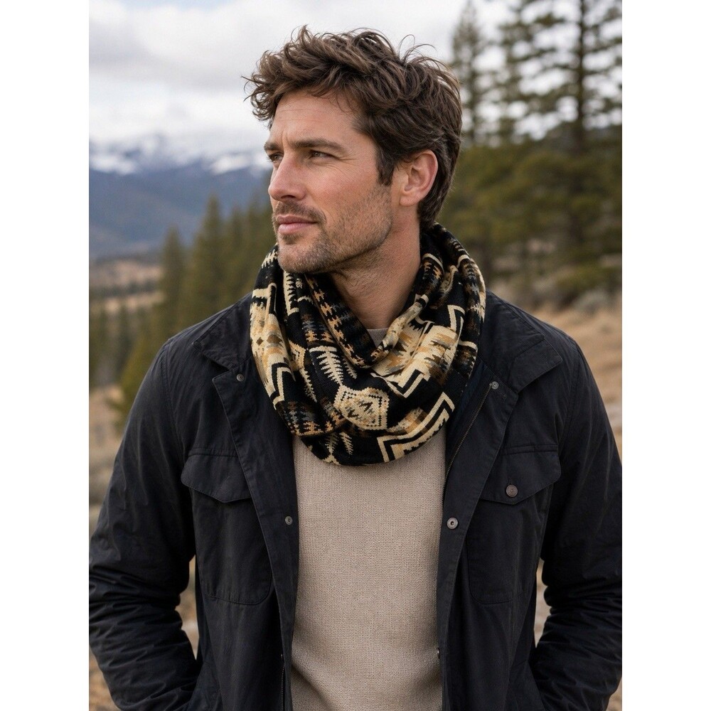 Pendleton Harding Aztec Infinity Circle Scarf Unisex Men’s Women’s